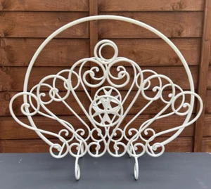 VINTAGE METAL MAGAZINE RACK MID CENTURY - Picture 1 of 11