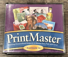 Print Master Platinum 15 Complete: 5 TOTAL CDS! Great Shape; Ready To Install!
