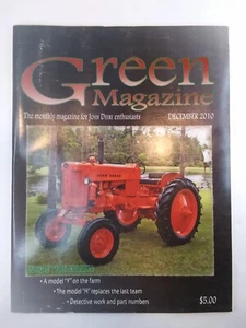 Green Magazine December 2010 John Deere Enthusiasts Tractors Farming - Picture 1 of 3