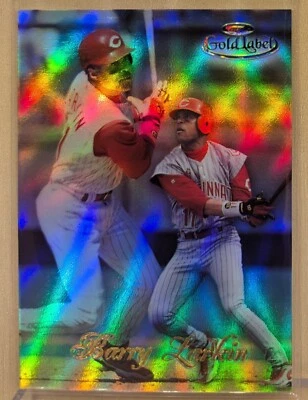 1998 Topps Gold Label CLASS 3 BLACK #74 Barry Larkin Refractor HOF RARE PARALLEL - Image 1 of 2