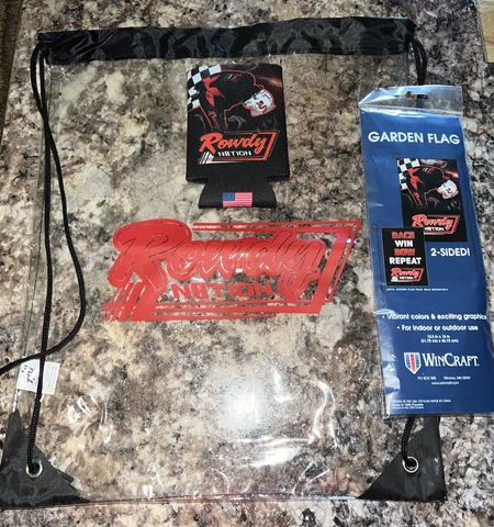 Kyle Busch 2023 Rowdy Nation Garden Flag And Drink Koozie Cover