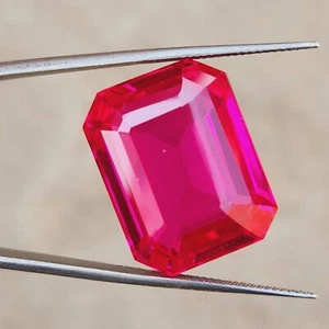 AAA Natural Ceylon Pink Sapphire Loose Radiant Cut Gemstone 21x16 MM l738 - Bild 1 von 7