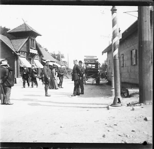 LA SCHLUCHT 1909 - Glasnegativ - Deutscher Gendarm - 1574 - Bild 1 von 1