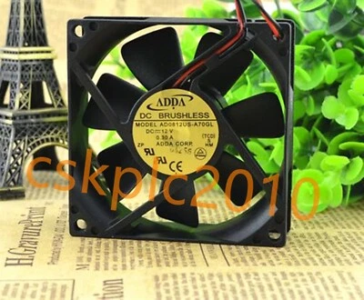 1 PCS NEW ADDA AD0812US-A70GL FAN 8025 12V 0.3A 2pin - Image 1 of 3