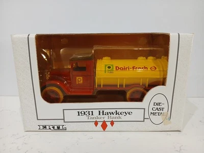 Vintage 1990 ERTL Publix Dairi-Fresh 1931 Hawkeye Tanker Bank 1:34 Die Cast NIB - Image 1 of 4