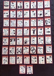 1972 Laughlin Great Feats Of Baseball Red Border Complete Set - Bild 1 von 23