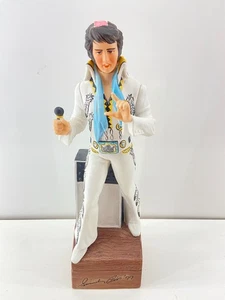 Decanter porcellana whisky borbonico McCormick ELVIS PRESLEY 1977 senza scatola vuota - Foto 1 di 2