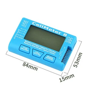 RC CellMeter 8 Digital Battery Capacity Checker Balance Discharger Servo Tester - Picture 1 of 9
