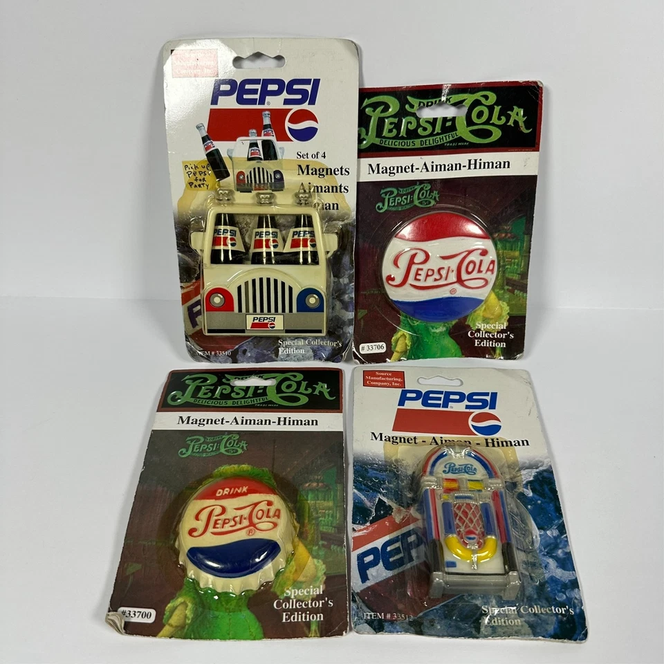 Vintage Pepsi Magnets Dead Stock