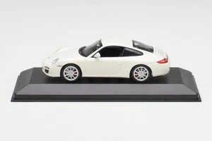 403066431 Porsche 911 997 Carrera 4S Carrara White Minichamps 1/43 - Foto 1 di 4