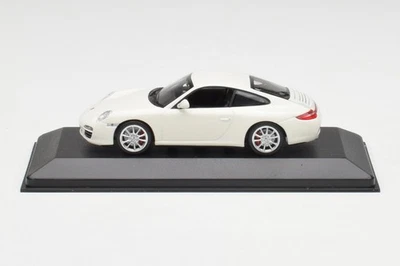 403066431 Porsche 911 997 Carrera 4S Carrara White Minichamps 1/43 - Immagine 1 di 4