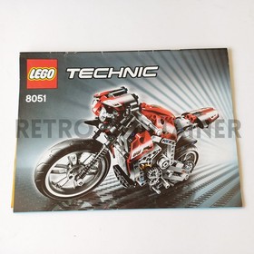 Lego Vintage Instructions Set 8051 - Technic Motorbike (2010)