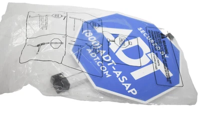 Asegurado por ADT Alarma de Seguridad Aluminio Metal Poste Estaca Patio Letrero 28" Largo Foto 1 de 4