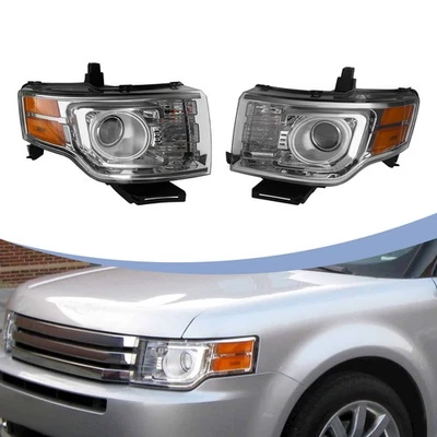 NEW 1 Pair HID XENON Headlight Set For 2009-2012 Ford Flex Limited /Titanium US Foto 1 de 4