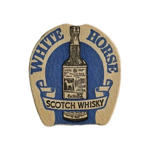 White Horse Scotch Whisky Beer Mat. VINTAGE - Picture 1 of 2