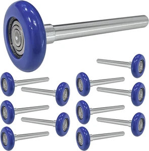 12 Stück Garagentorrolle, 1,8" Nylon Garagentorräder für 2 Zoll Garagenbahn - Bild 1 von 12