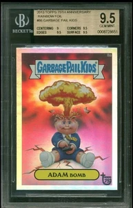 2013 TOPPS 75TH ANNIVERSARY RAINBOW FOIL #86 GARBAGE PAIL KIDS BGS 9.5 GEM MINT - Picture 1 of 2