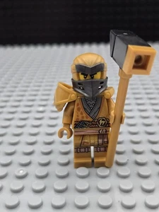 Lego Ninjago Minifigure NJO651 Cole 10th Anniversary Golden Ninja - Picture 1 of 2