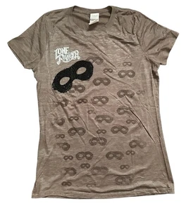 New Disney Store Lone Ranger Embellished Burnout Tee Brown Shirt Size XL - Picture 1 of 6