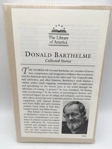 SEALED Donald Barthelme: Collected Stories Library of America HC Slipcase - Foto 1 di 5