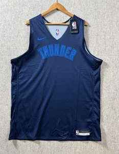 Nike Oklahoma City OKC THUNDER Jersey Reversible NBA Auth Team Issue Sz XXL-Tall - Picture 1 of 7