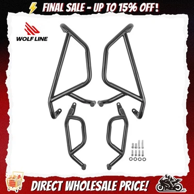 Crash Bar For CFMoto Ibex 450 MT 2025 Engine Guard Frame Protector Cage WOLFLINE - Image 1 of 4
