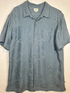 Jack O'Nell Mens Short Sleeve ButtonUp Hawaiian-Blue-XL - Picture 1 of 7