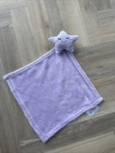 LILY AND & DAN BABY STAR COMFORTER NEW purple fleece blankie blanket bnwot - Picture 1 of 13