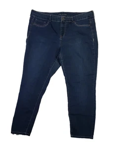 Maurices Denim Jeans Damen Gesäßtaschen Stretch Tapered Leg Blau Größe 20 Kurz - Bild 1 von 10