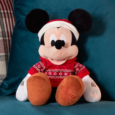 BNWT Shop Disney Store 15" Dated 2022 Soft Plush Mickey Mouse Christmas Doll Toy - Image 1 of 3