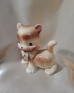 Diamond Pottery REMPLE ** Cuddles Cat Figurine **Mid-Century - Picture 1 of 5