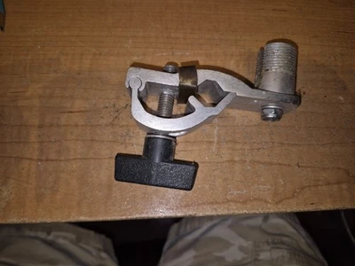 aluminio 1x14 rosca vhfgps antena abrazadera riel soporte montaje Foto 1 de 3