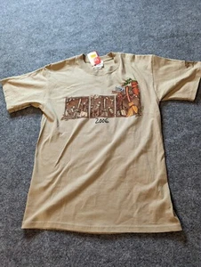 Disney World Epcot 2006 Int Flower and Garden Festival Brown Men's T-Shirt (M) - Picture 1 of 10
