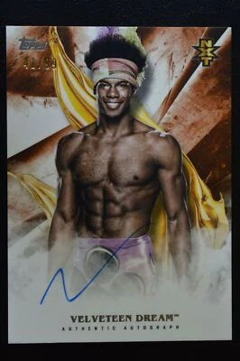 2019 Topps WWE Undisputed Autographs Orange VELVETEEN DREAM /99 - Image 1 of 2