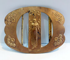 ART NOUVEAU BELT GILDED BRONZE a young girl under the apple tree