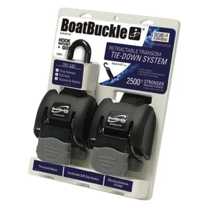 Boatbuckle F08893 G2 Retractable Transom Tie-Down 2"-43" Pair - Picture 1 of 6