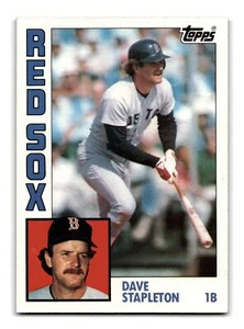 Dave Stapleton 1984 Topps #653 Boston Red Sox Near Mint NM - Picture 1 of 2