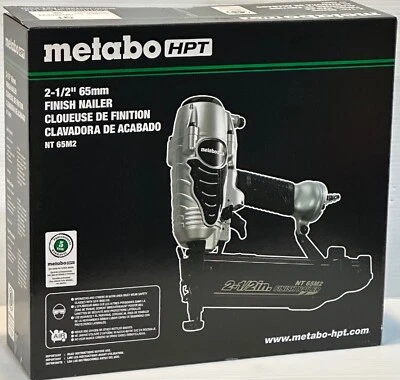 PREGADOR DE ACABAMENTO CALIBRE 16 METABO HPT NT65, NT65M2, NT65M2(S) 2-1/2 POLEGADAS - Imagem 1 de 4