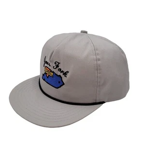 VTG Jones Fork Consol Terry Cloth Headliner Snapback Trucker Hat Cap Made In USA - Picture 1 of 11