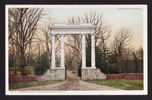 c1913 Sheridan Gate Arlington Cemetery Virginia postcard - Picture 1 of 2