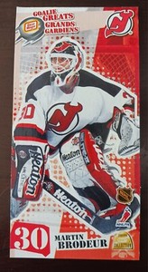 MARTIN BRODEUR 1998-99 Kraft Hockey Collection - Oscar Mayer Goalie Greats