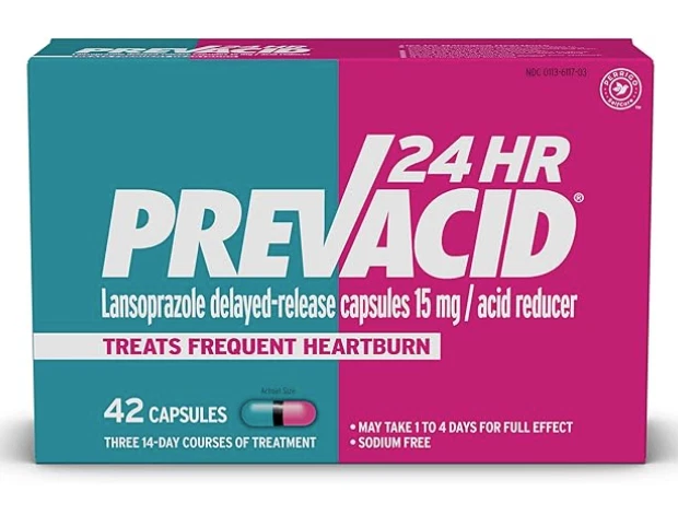 Reductor de ácido Prevacid 24 horas, 15 mg, 42 cápsulas, exp. 12/2025 *Envío Gratis* Foto 1 de 1