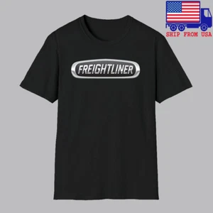 Freightliner Truck Men's Black T-shirt Size S-5XL - Picture 1 of 1