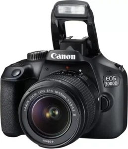 Canon EOS 3000D Rebel T100 18mp DSLR Camera w/ 18-55mm Lens - Picture 1 of 4