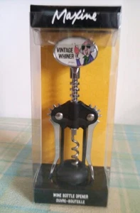 NUOVO Vintage Maxine "Vintage Whiner" Apribottiglie Vino/Punzone - Foto 1 di 4