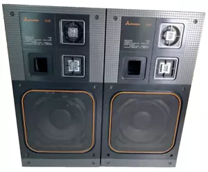 Altoparlanti a 3 vie da libreria vintage retrò anni 80 80 MITSUBISHI SS-62P Diatone GIAPPONE - Foto 1 di 23