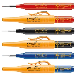 Pica Ink Big Ink Tieflochmarker Baumarker Schwarz Rot Blau Permanentmarker - Bild 1 von 19