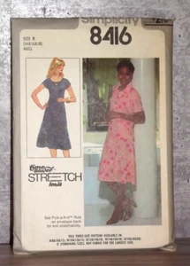 Simplicity 8416 Misses' stretch Pullover Dress and Jacket R 14 16 18 B100 - Picture 1 of 1