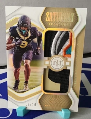 2023 Panini National Treasures Collegiate #ST-ATP A.T. Perry /10 Wake Forest - Image 1 of 4