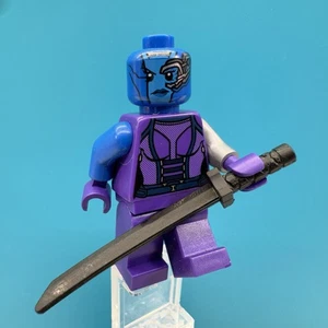 LEGO Marvel Guardians Of The Galaxy Nebula Minifigure sh121 Blue Head 76020 - Picture 1 of 8